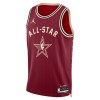 Män All-Star 2024 Tröja Western Conference LeBron James Röd Swingman